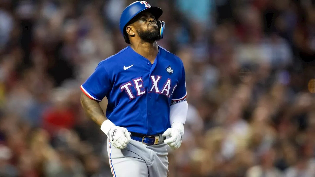 World Series 2023: Adolis García, Max Scherzer removed from Rangers' roster due to injury