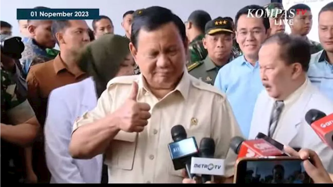 Jawab Pertanyaan tentang Kapabilitas Agus Subiyanto Calon Panglima TNI, Prabowo Angkat Jempol