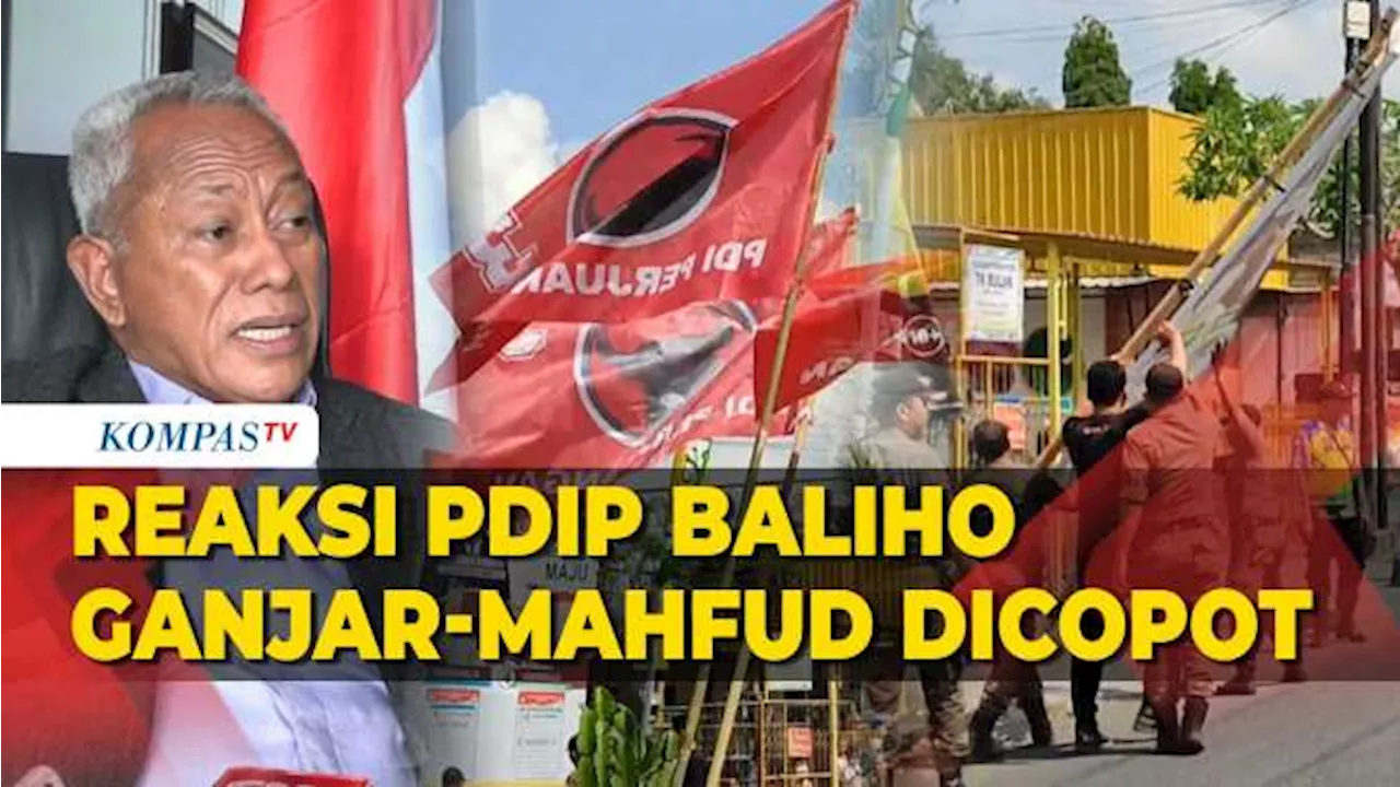 PDIP Respons Pencopotan Baliho Ganjar-Mahfud saat Kunjungan Jokowi ke Bali