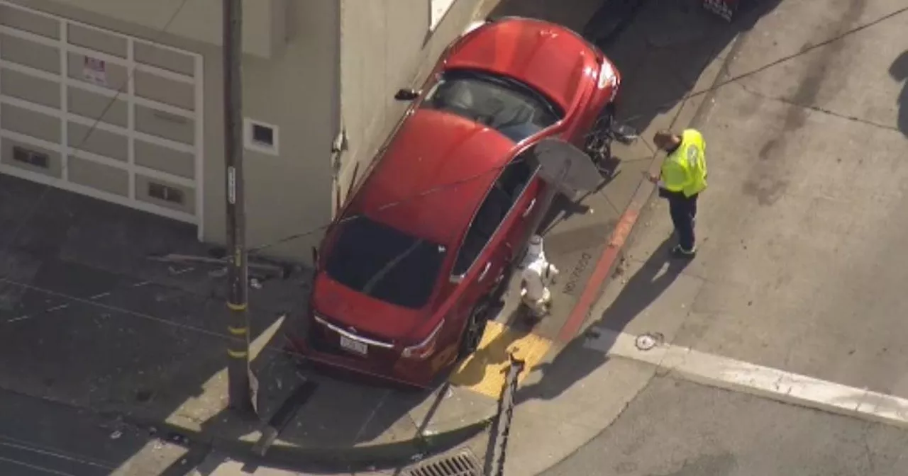 Car drives into house in San Francisco; Driver may have had medical emergency