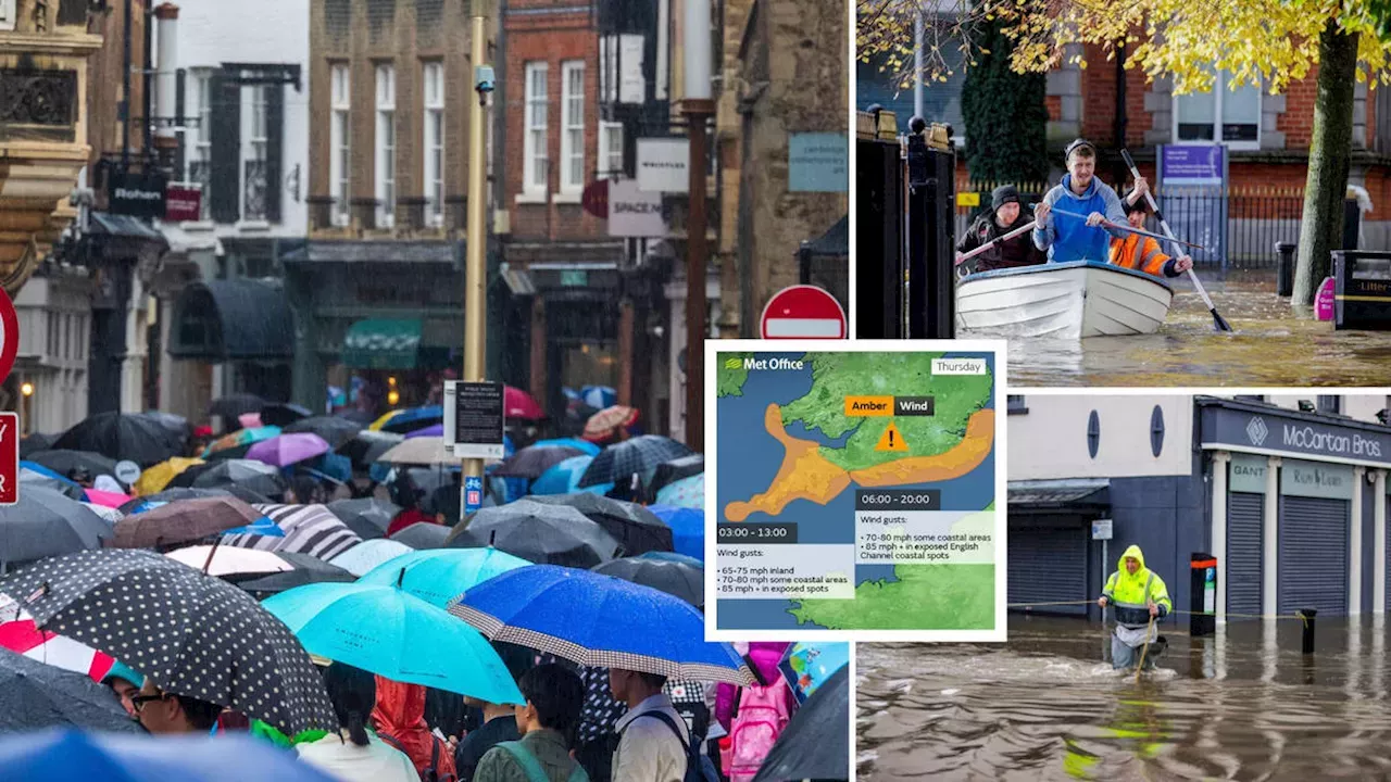 Storm Ciarán To Hit Today With ‘danger To Life’ Warning And 100mph ...