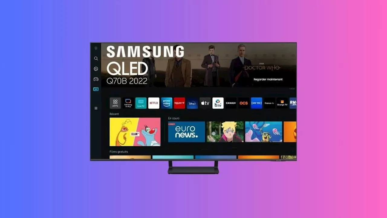 Le téléviseur QLED 4K de Samsung 55Q70B : une qualité d'image exceptionnelle