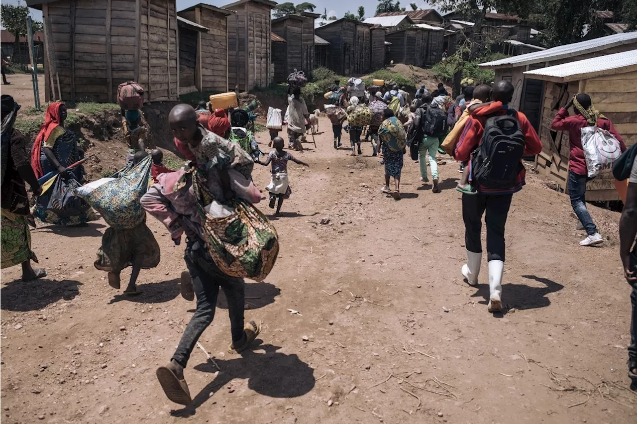 Dans l'est de la RDC, fuir sous les bombes du M23