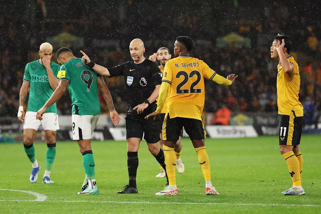 Wolves vs Newcastle United ref that made ‘howler’ demoted to Championship