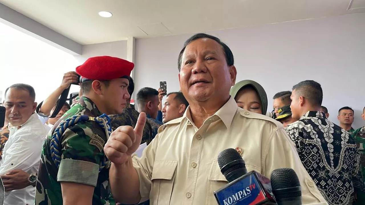 Kala Prabowo Beri Tiga Jempol untuk Agus Subiyanto, Calon Panglima TNI