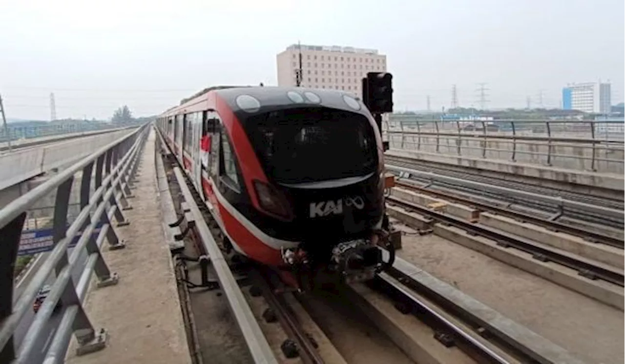 Roda Aus, LRT Jabodebek Kurangi Lagi Perjalanan Kereta