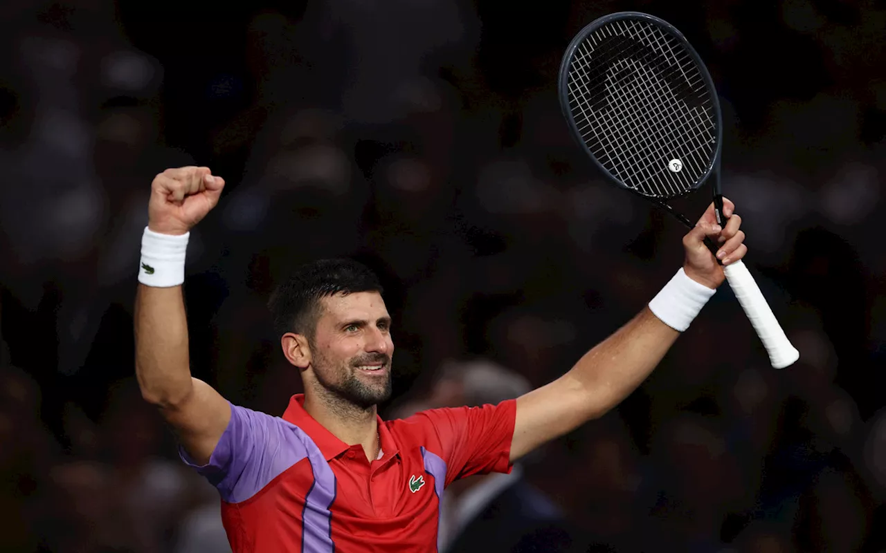 Djokovic avanza a Octavos del Masters 1000 de París