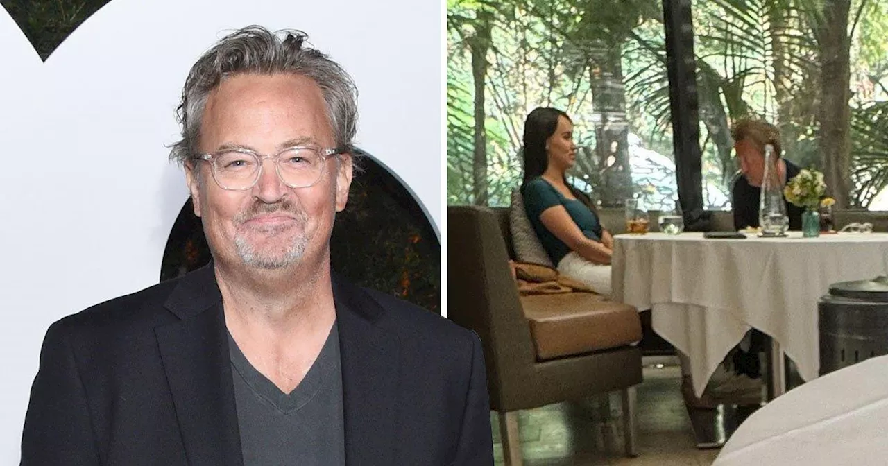 Matthew Perry pictured with mystery woman hours before death