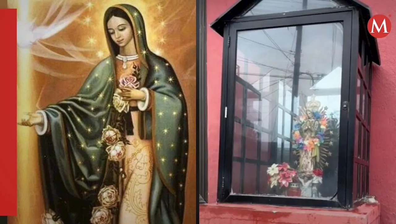 Altares a la Virgen de Guadalupe quedan intactos tras huracán 'Otis' en Acapulco