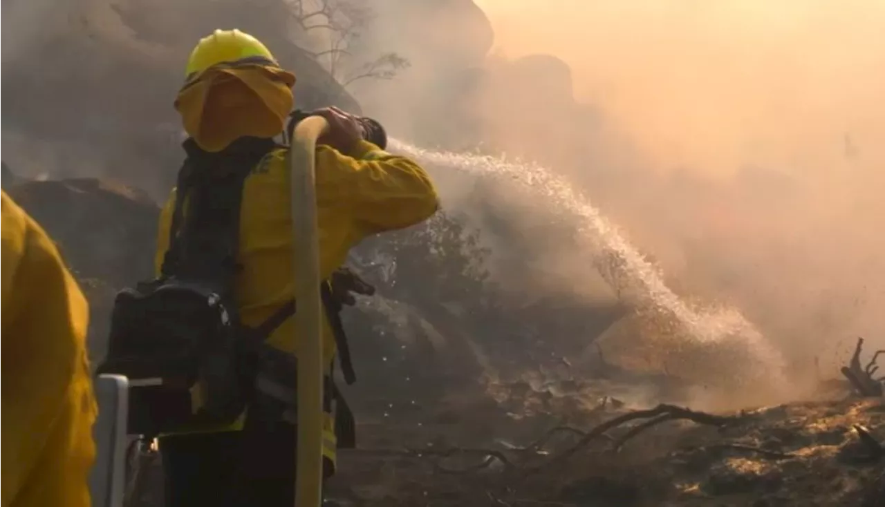 Fire crews increase containment of Highland Fire in Riverside County