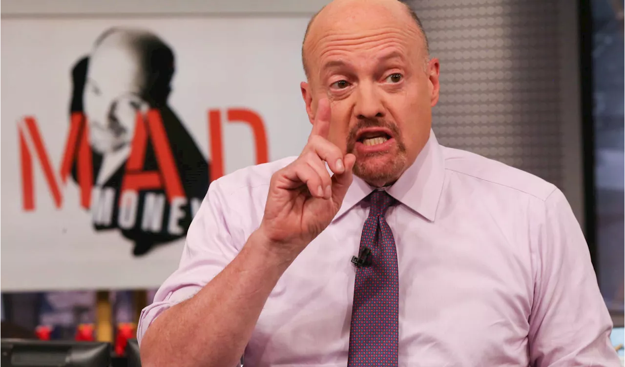 Jim Cramer says a big cloud over the bond market has been lifted