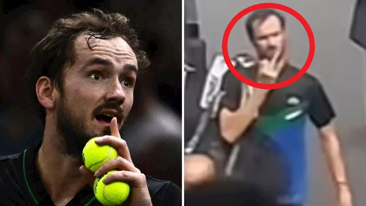 Tennis villain explodes in ugly scenes