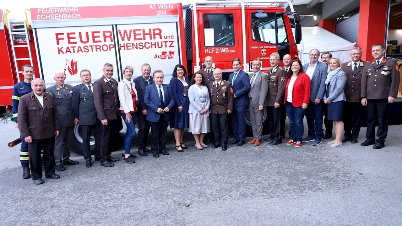 Segnungsfeier des neuen Waldbrand-Einsatzfahrzeug