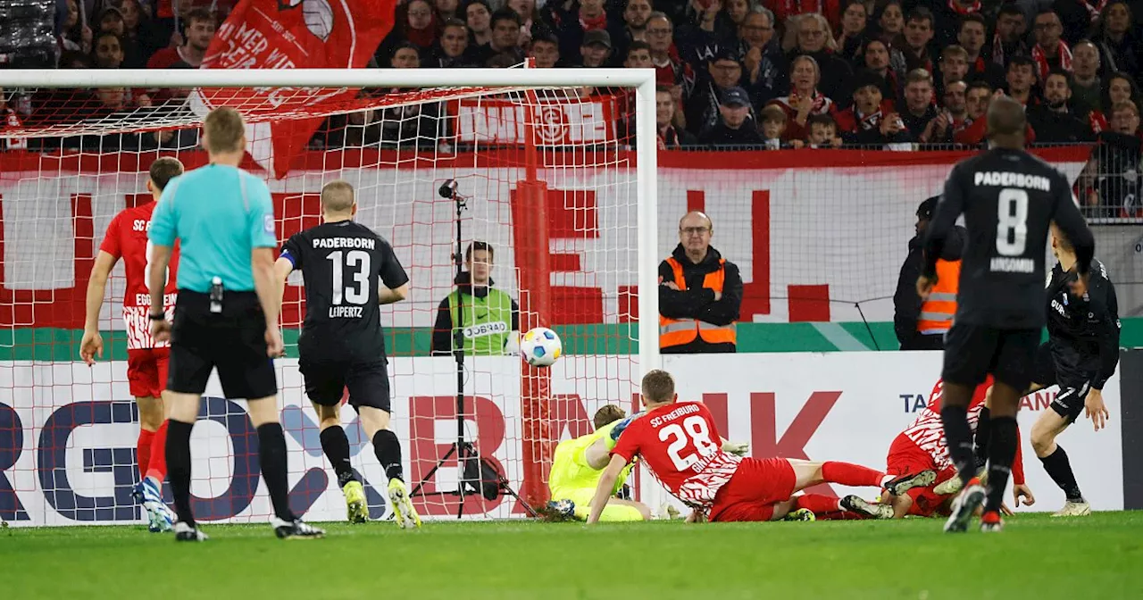 Einzug ins Achtelfinale: SC Paderborn schaltet Bundesligisten Freiburg im DFB-Pokal aus