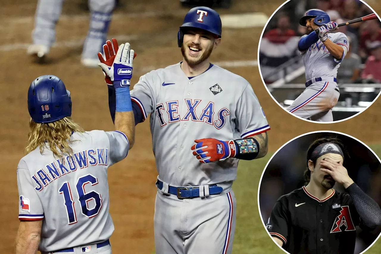 Rangers crush Diamondbacks, are now one win away from first World Series title