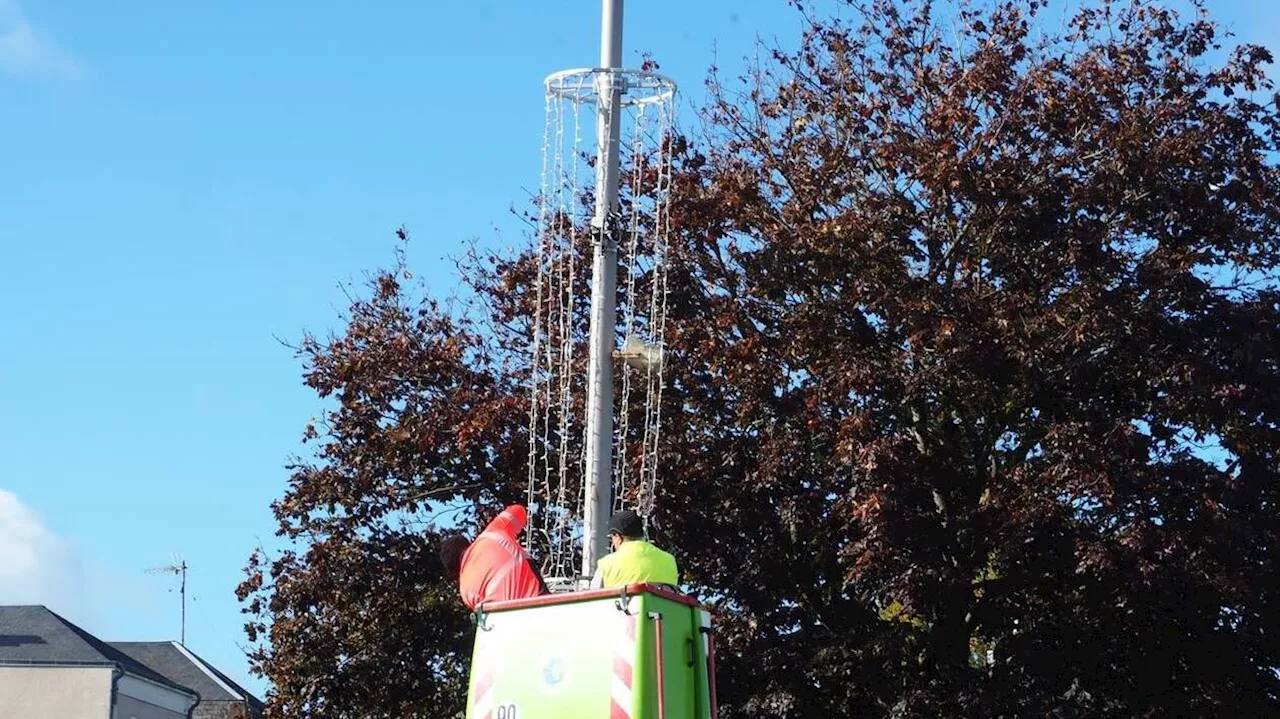 Illuminations de Noël à Thouars : le début de deux mois de travail