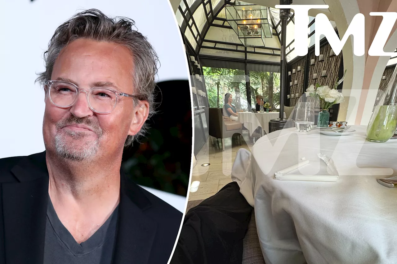 Matthew Perry seen dining with female pal, appeared in good spirits just 24 hours before death