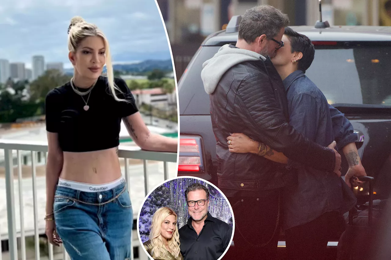 Tori Spelling caught kissing Dean McDermott look-alike after ex moves on with Lily Calo