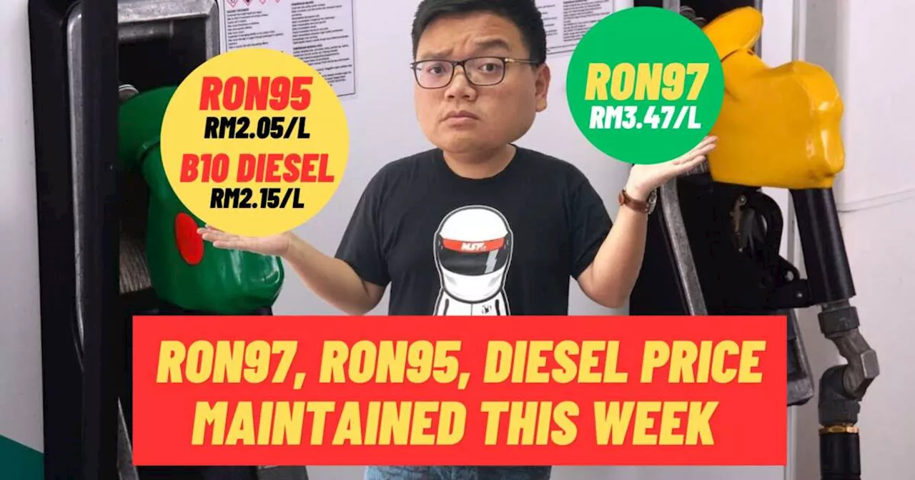 RON97 petrol price November 2023 week one update – price of premium fuel unchanged, at RM3.47 per litre