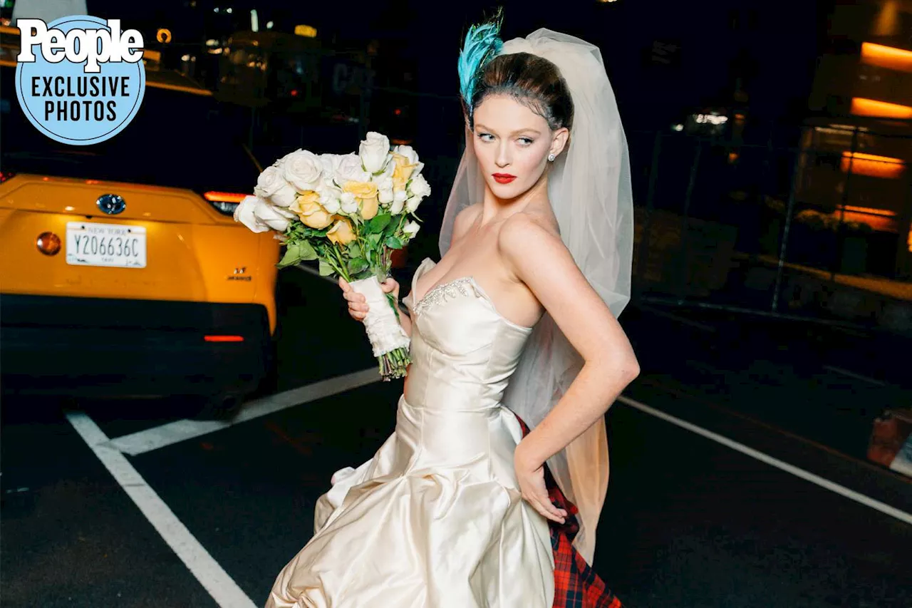 Get an Inside Look at Larsen Thompson's Halloween Transformation into Bride Carrie Bradshaw (Exclusive)