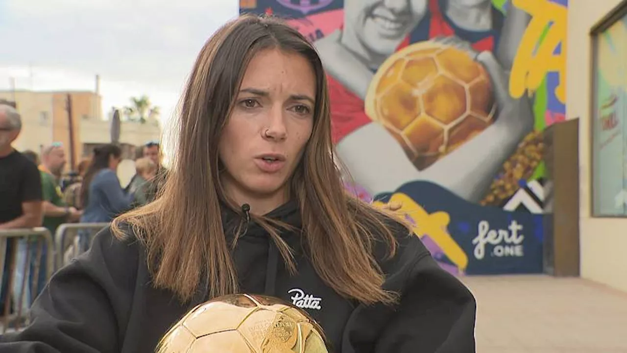 Aitana Bonmatí 'orgullosa de ser referente' con el Balón de Oro