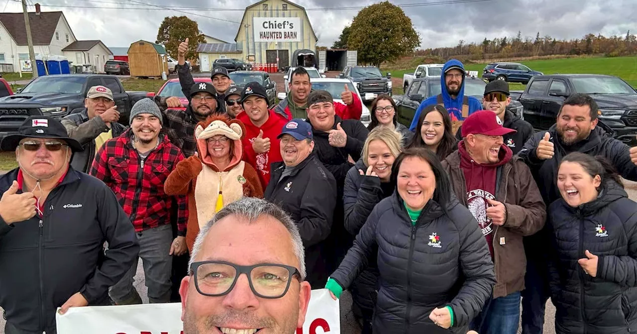 Abegweit First Nation shatters records with 12 truckloads of food donated to Charlottetown food bank