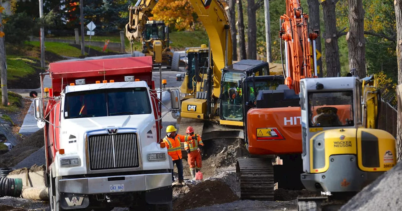 Work on the reconstruction of Mount Bernard Avenue in Corner Brook will soon end for the winter