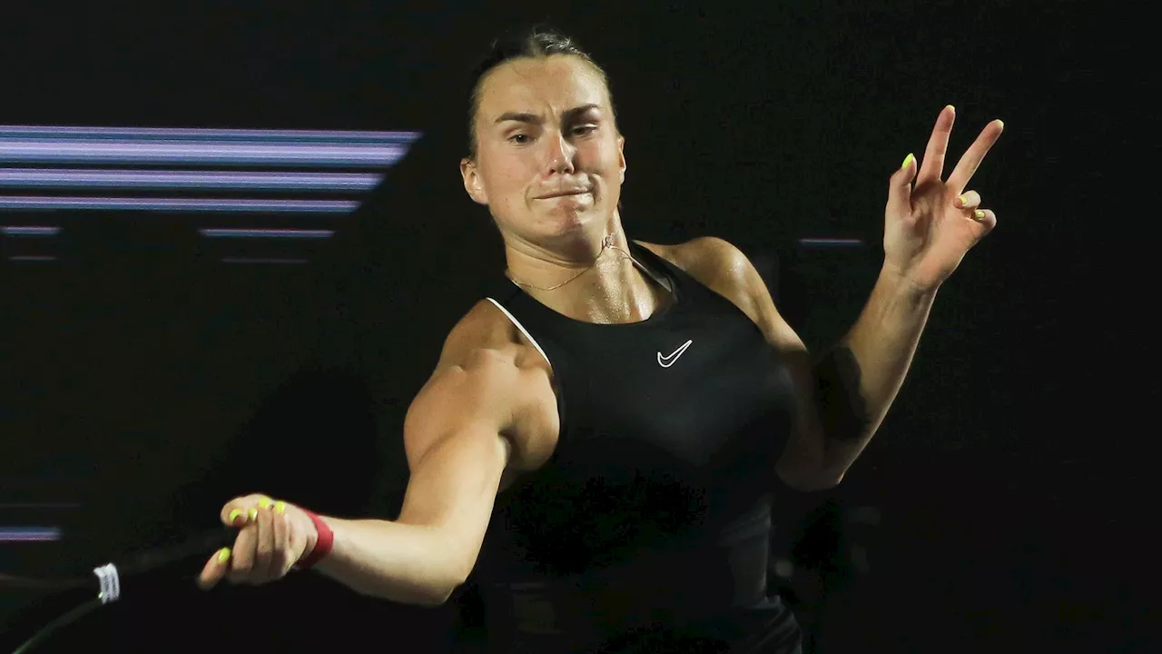 WTA Finals: World No 1 Aryna Sabalenka beaten by Jessica Pegula in second match of tournament