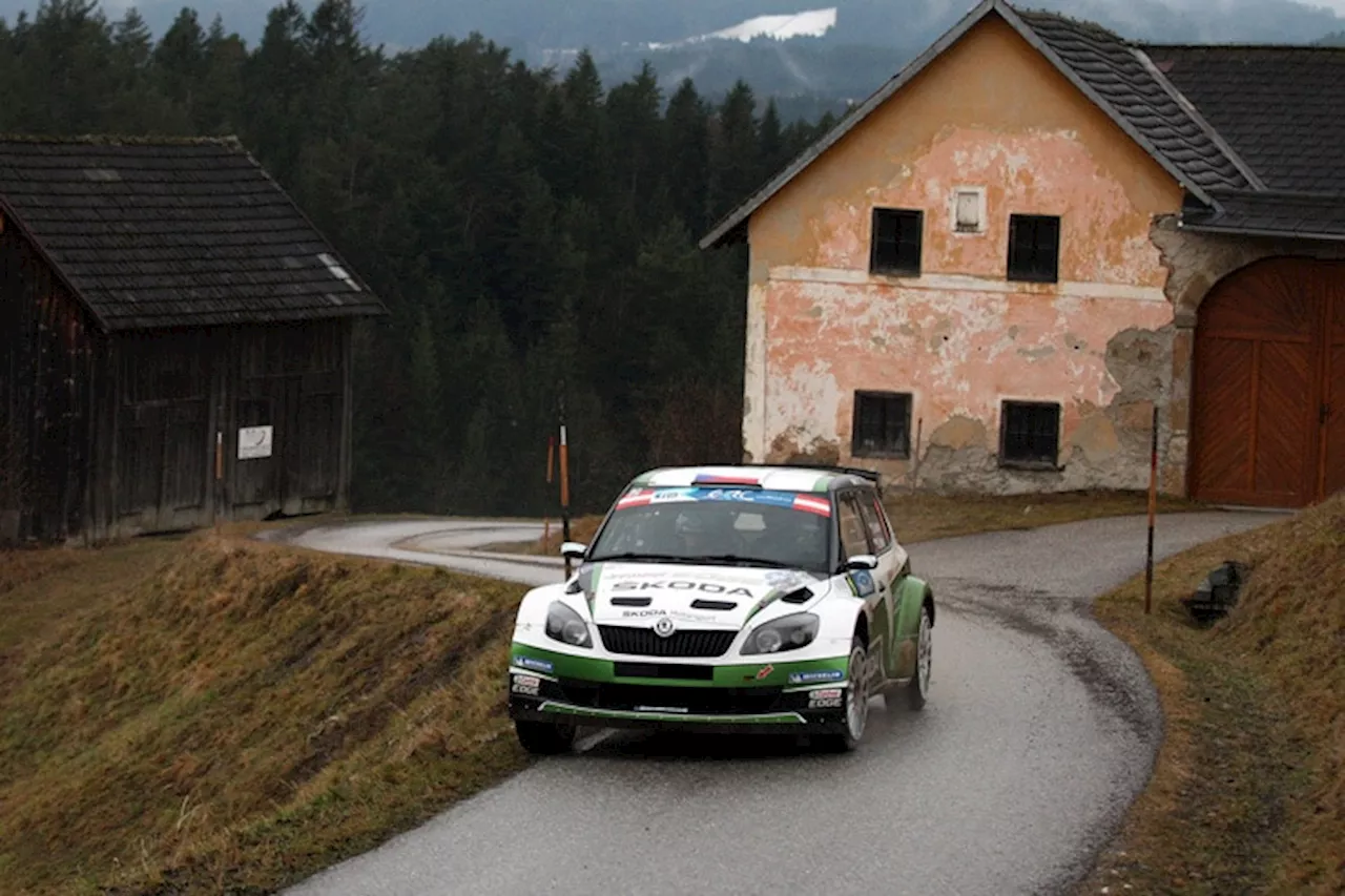 Jänner-Rallye: Kopecky gewinnt die erste Etappe