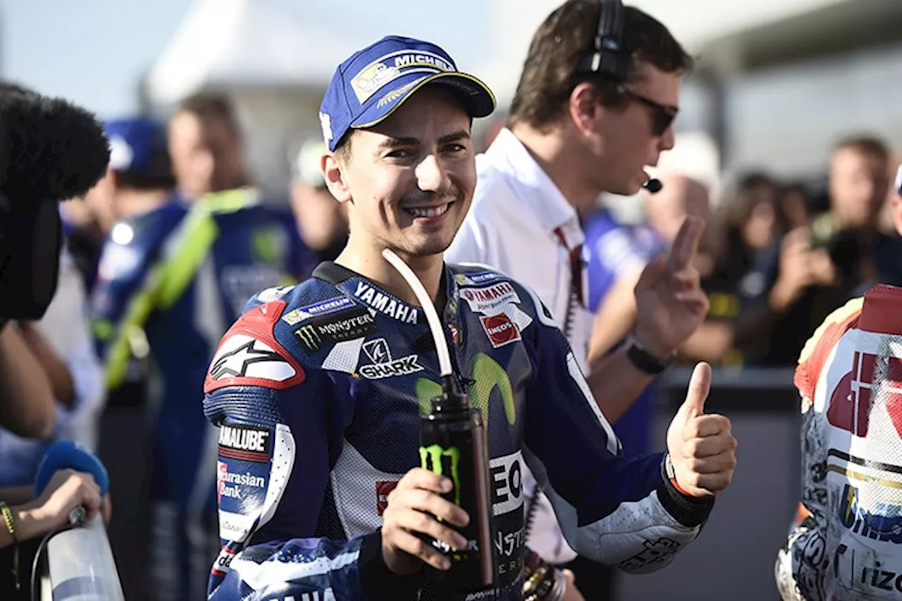 Jorge Lorenzo (Yamaha/3.): «War selbst überrascht»