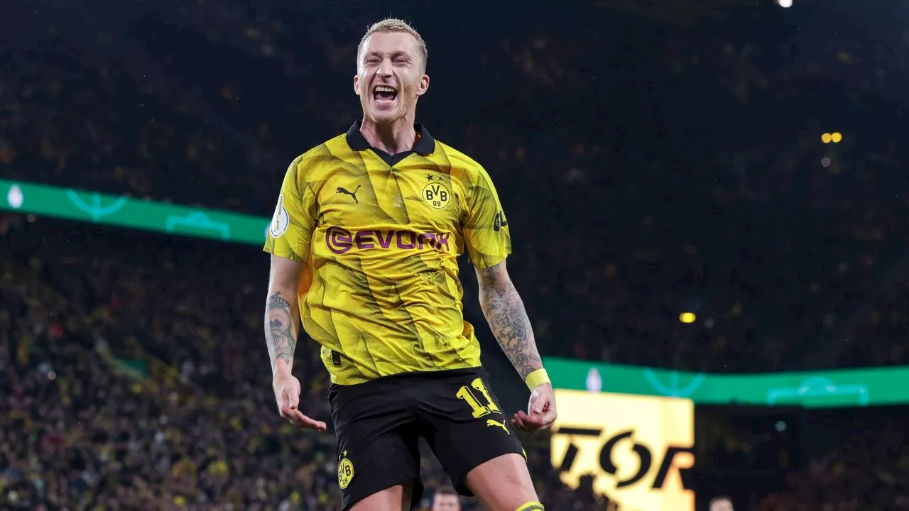 Knapper Sieg gegen Hoffenheim: Marco Reus schießt Dortmund ins Pokal-Achtelfinale