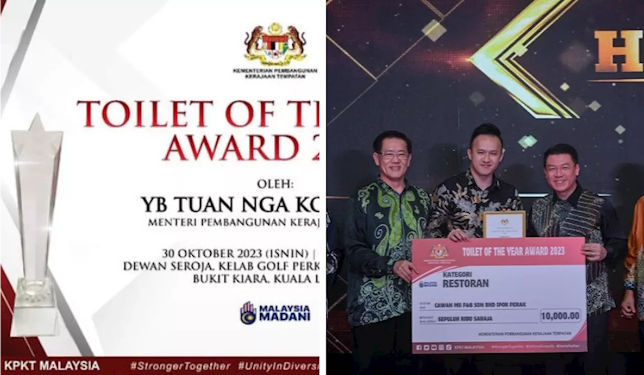 Toilet Of The Year Award Makes Grand Debut, Ipoh’s CawanMu Bags Eatery Category