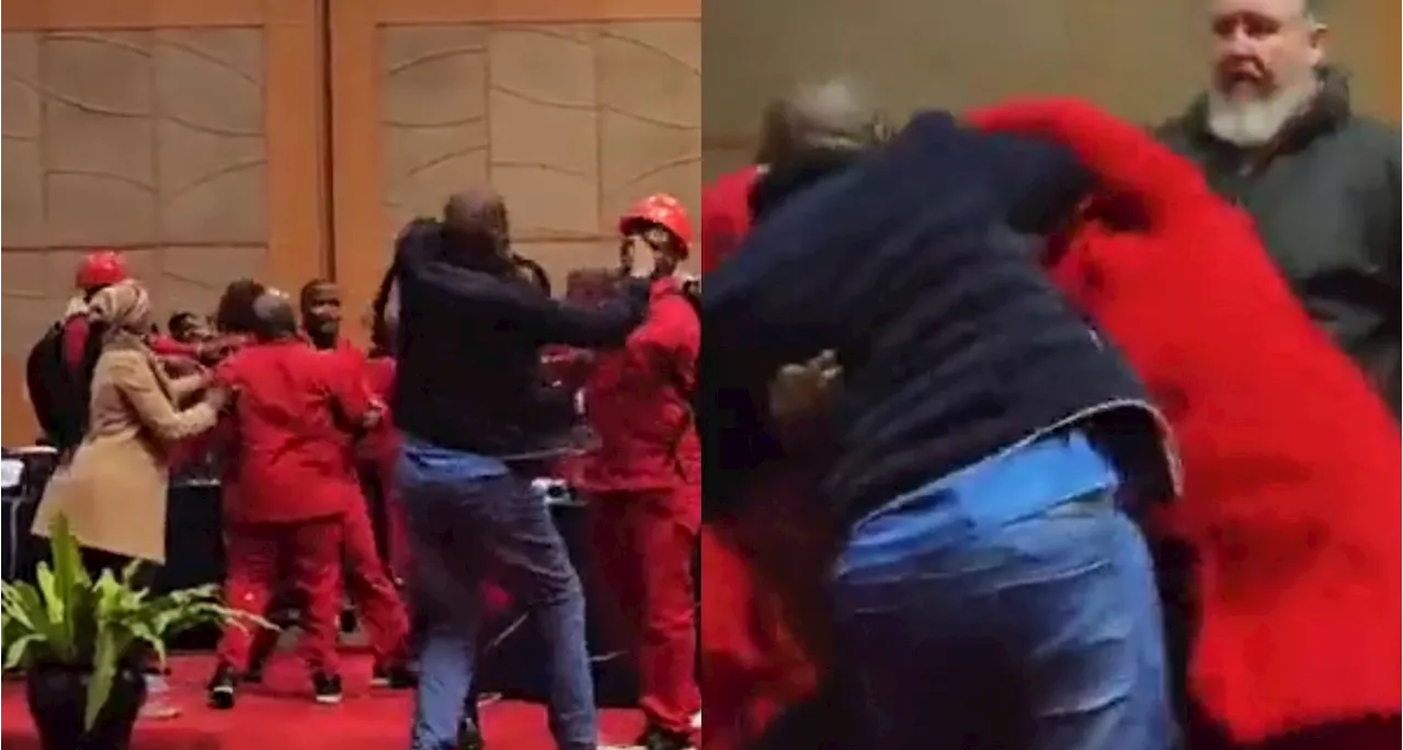 [Watch] ‘A circus’: EFF members brawl with security during eThekwini council meeting