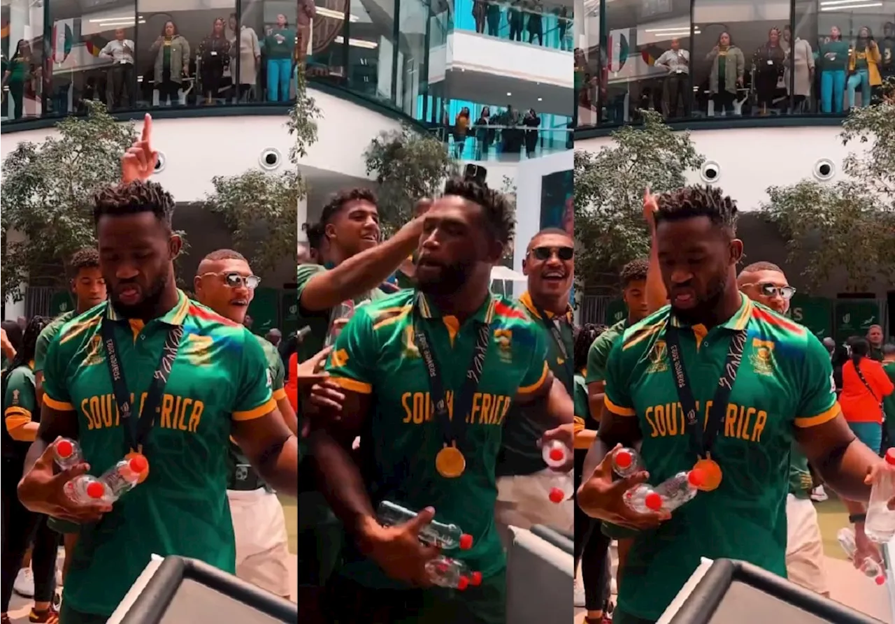 Watch: Springboks captain Siya Kolisi twerks to Zakes Bantwini’s hit Osama