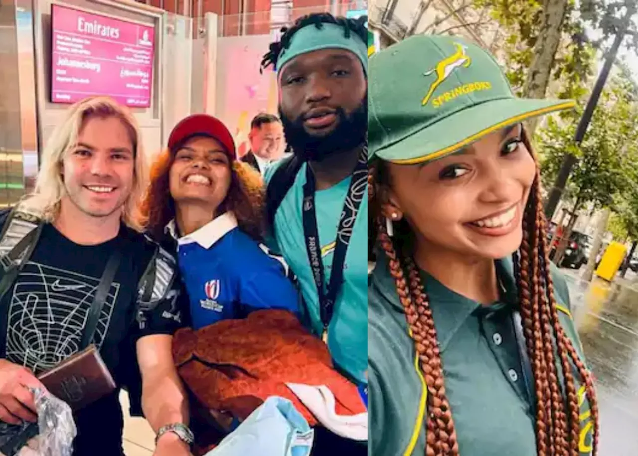 WATCH: ‘Umkhokha’ star Hope Mbhele shares glimpse of France Journey and Springboks RWC celebrations [Video]