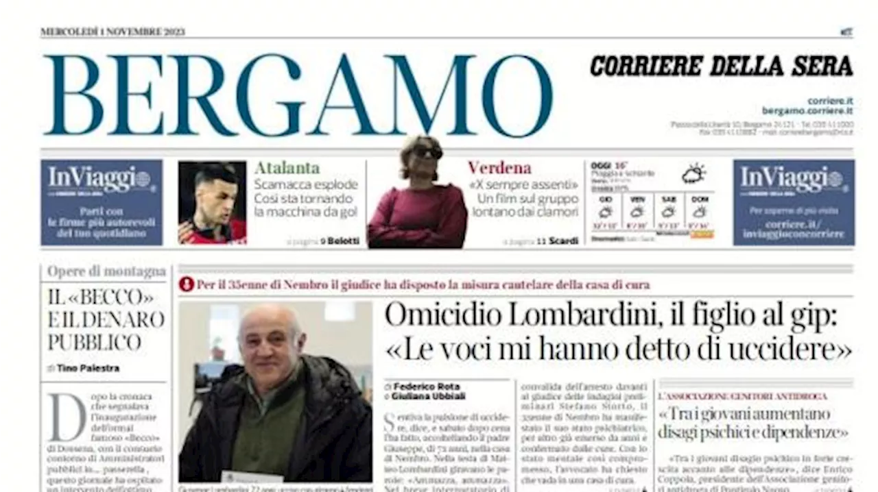 Il Corriere di Bergamo: 'Scamacca esplode, così sta tornando la macchina da gol'