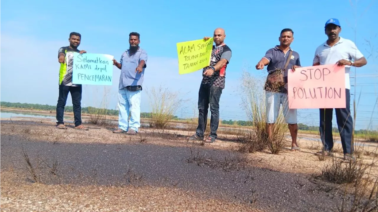 Pembuangan sisa minyak resahkan penduduk Bukit Kapar