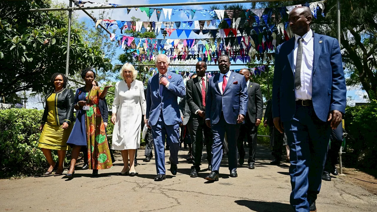 Carlos III y Camilla llegan a Kenia, el país donde Isabel II se convirtió en reina