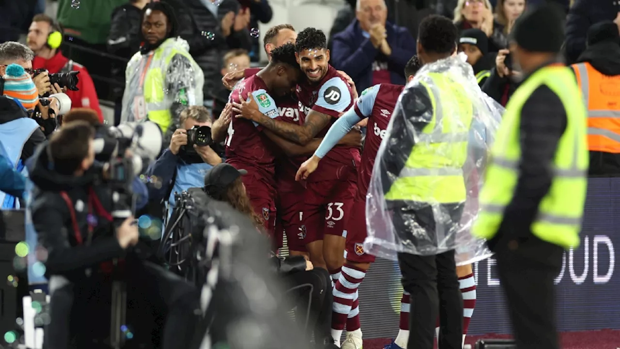 Kudus scoort bij vernedering Arsenal; ook Gakpo en Kluivert trefzeker in EFL Cup