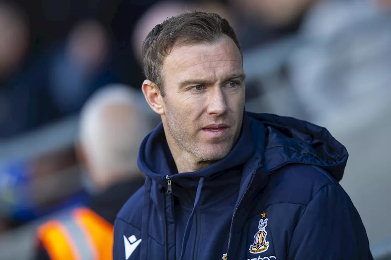 Kevin McDonald to stand down as Bradford City caretaker manager with search for Mark Hughes' replacement ongoing