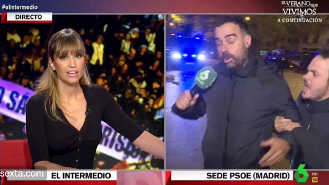 El Consejo de Informativos de TVE rechaza los insultos a los periodistas en las protestas de Ferraz