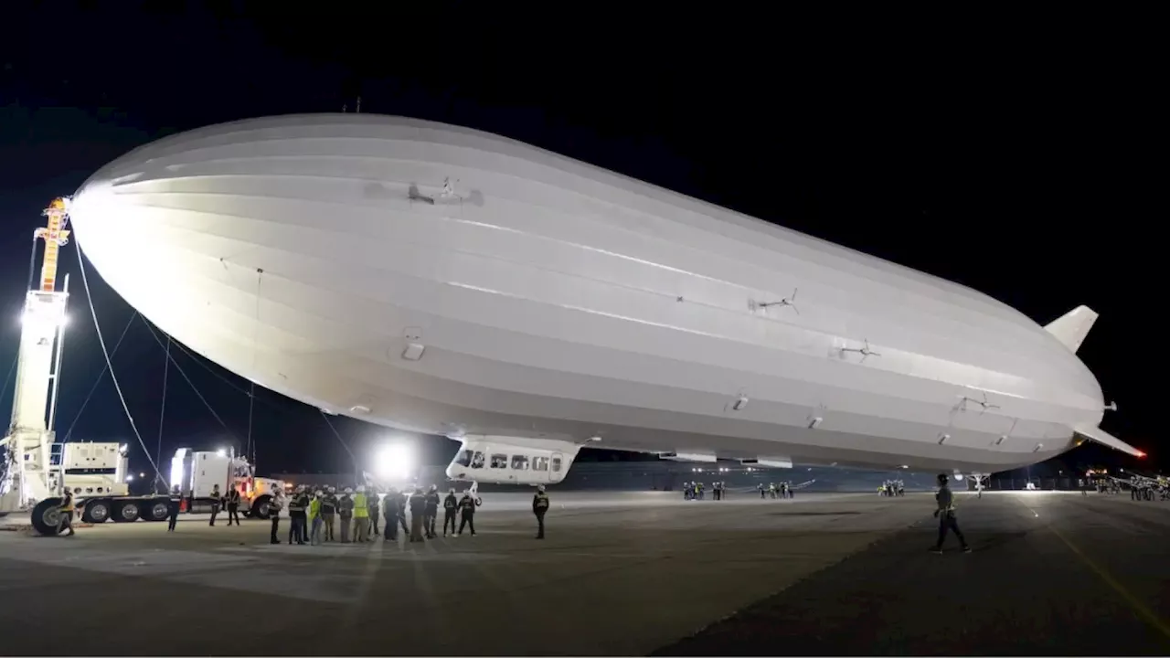 El dirigible más grande del mundo, listo para volar: así es el Pathfinder 1, el zepelín del cofundador de Google