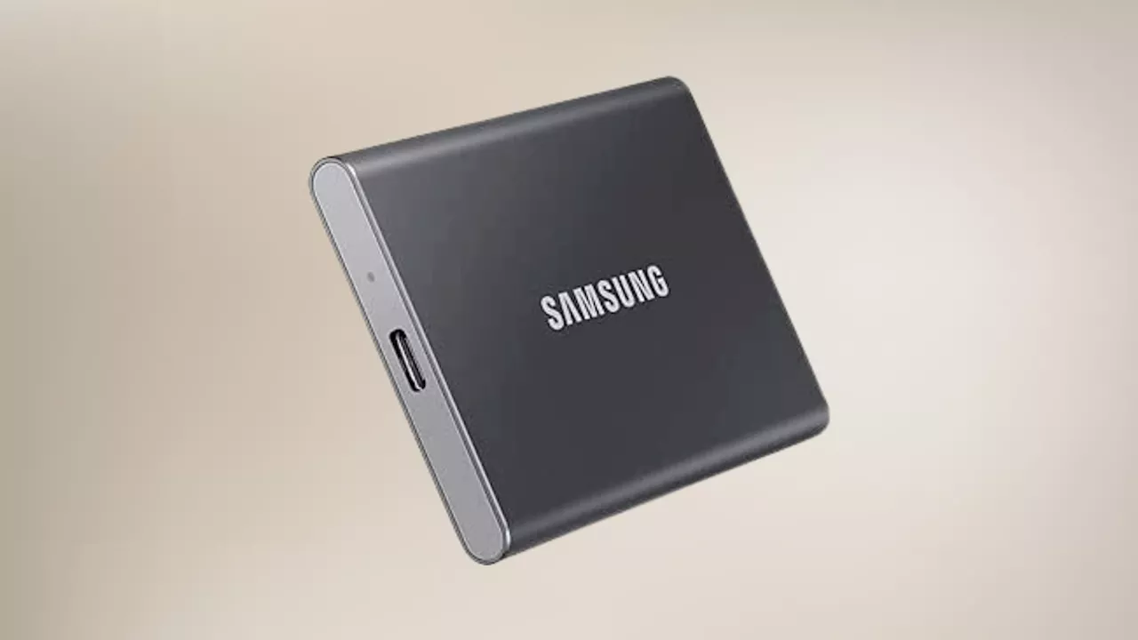 Réduction de 60% sur le disque SSD Samsung T7 avec une capacité de stockage de 1 To sur Amazon