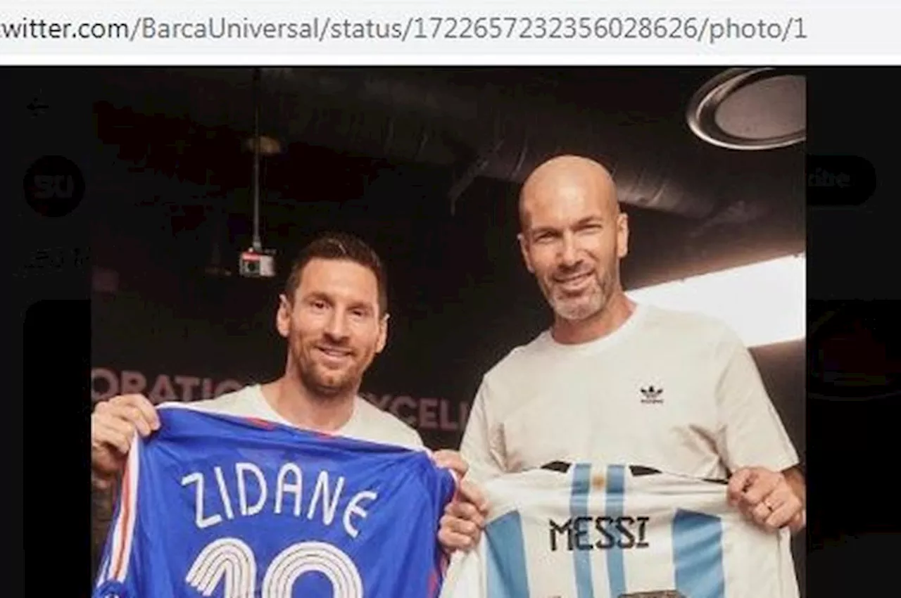 Zidane dan Messi Berbagi Pengalaman di Piala Dunia