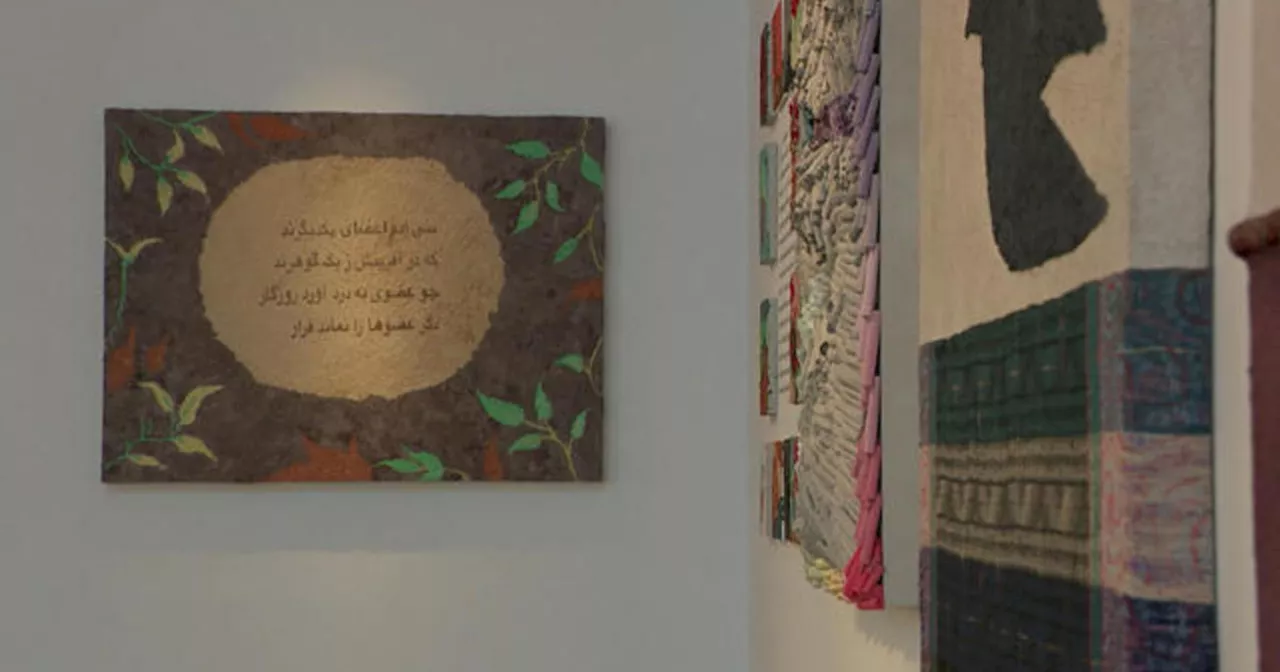 U.S. veterans use art to help female Afghan soldiers who fled their country process their pain