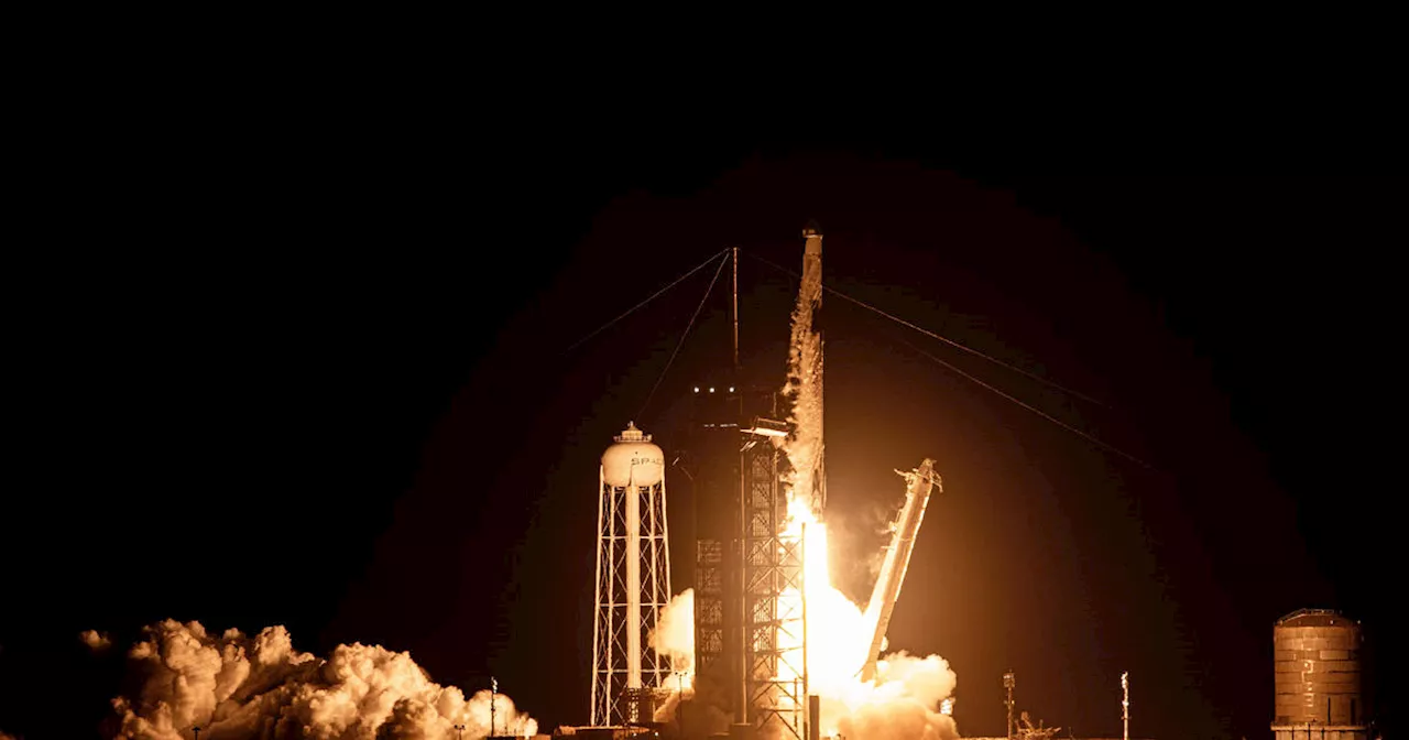SpaceX Falcon 9 Rocket Launches to International Space Station