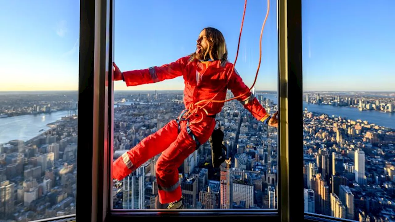 Jared Leto really climbed the Empire State Building