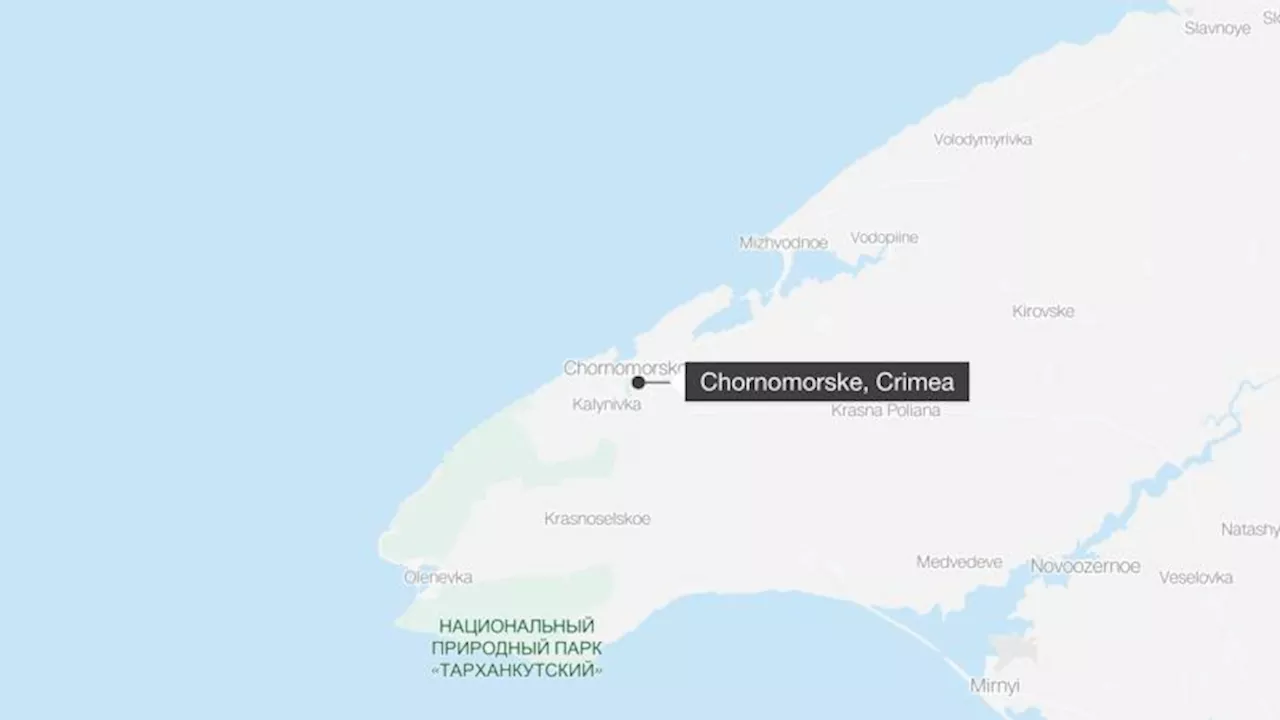 Ukraine claims it hit two Russian landing craft in Crimea with sea drones