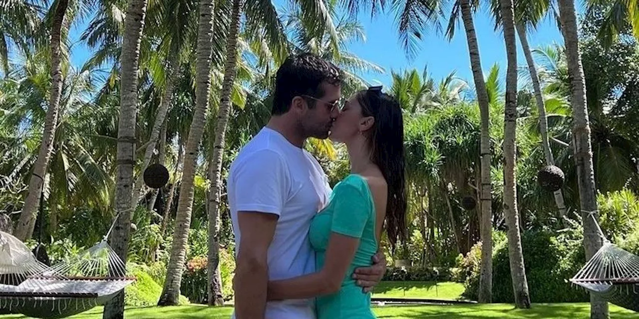 Belén Rodriguez e la fuga romantica alle Maldive con il fidanzato Elio Lorenzoni