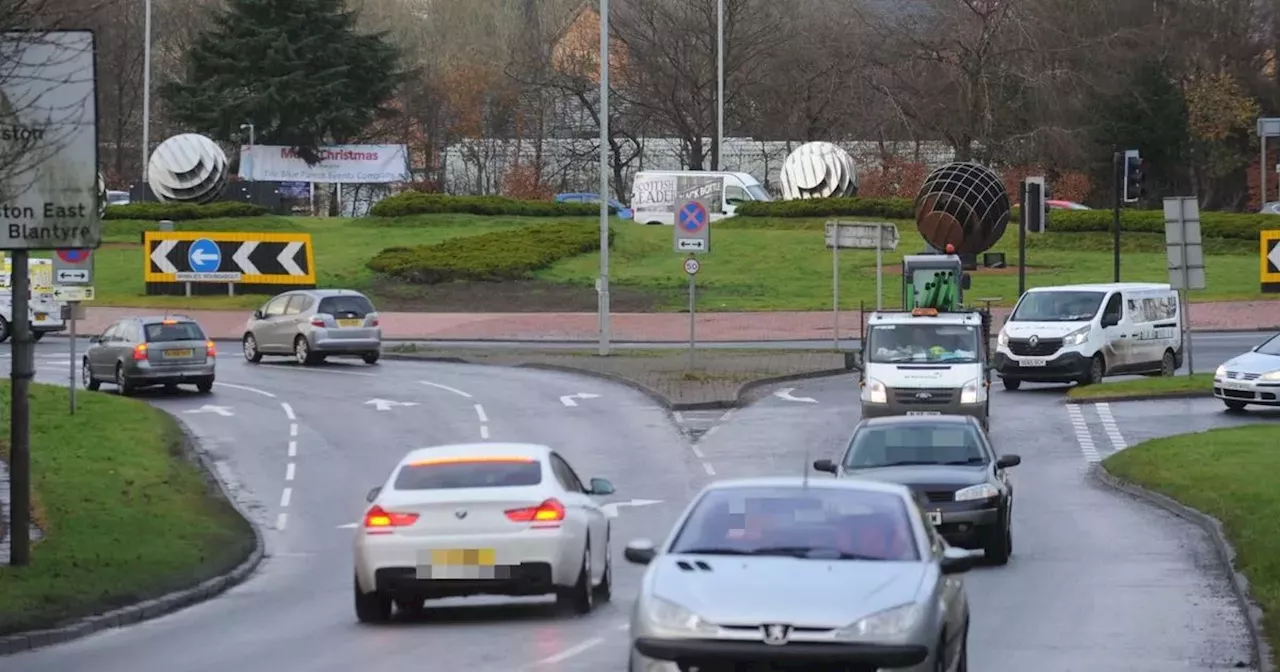 Full weekend closure of Whirlies Roundabout in East Kilbride